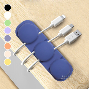 碗豆造型矽膠電線固定扣