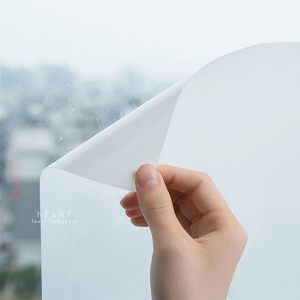 浴室靜電白磨砂透光玻璃貼