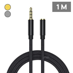 尼龍3.5mm音源線延長線 1M