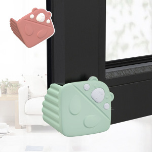 窗戶邊框矽膠小熊防撞角