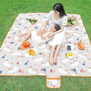 戶外露營卡通印花牛津布野餐墊