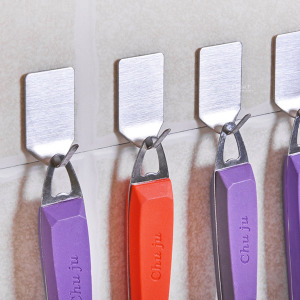 免打孔不銹鋼置物掛勾 8入組