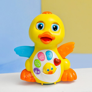 (出清不退換)匯樂聲光唱跳搖擺大黃鴨