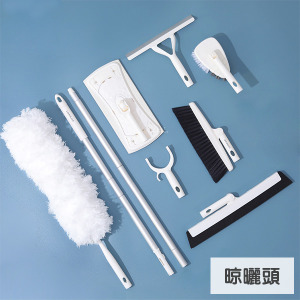 一桿多用可替換清潔用具 晾曬頭