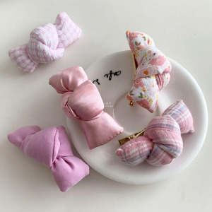 甜美打結蝴蝶結髮夾