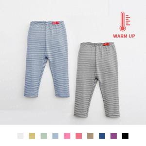 台灣製造極暖輕薄升溫發熱褲 小童細條長褲