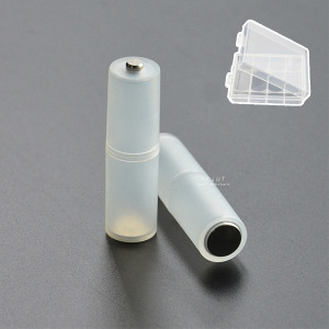 透明磨砂電池轉換筒 4號轉3號