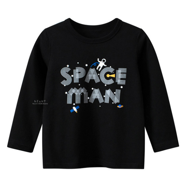 	(出清不退換)宇宙太空人印花長袖上衣