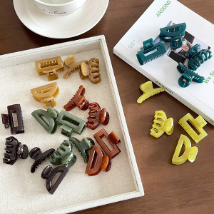 復古色瀏海小髮夾 4入組