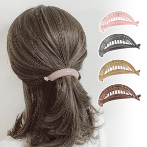 氣質半透明弧形爪夾