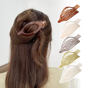 復古優雅慵懶風鯊魚夾