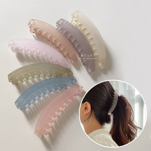 日韓風果凍色馬尾髮夾