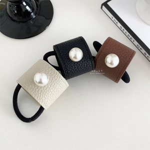 氣質珍珠啪啪髮繩髮圈