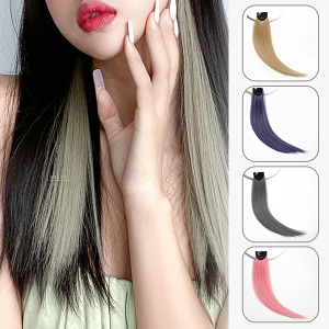 鮮豔色彩隱形假髮髮片