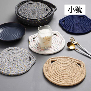 編織可愛貓耳隔熱墊 小號