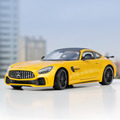 (出清不退換)世界名車WELLY正版授權1:24模型合金車 Mercedes-AMG GT R_1