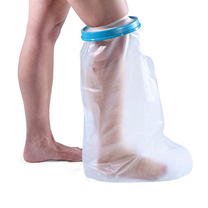 彈性洗澡保護防水套 小腿