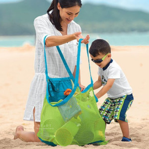 媽媽沙灘寶物收納網袋 大號 不挑色