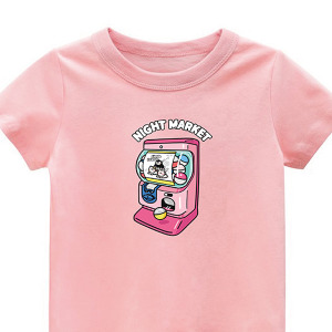 兒童｜KV獨家限定款｜台灣原創T短袖 扭蛋機粉