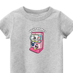 兒童｜KV獨家限定款｜台灣原創T短袖 扭蛋機灰