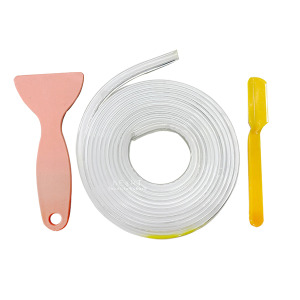 (出清不退換)NG瑕疵特價透明黏貼桌邊保護防撞條 3米