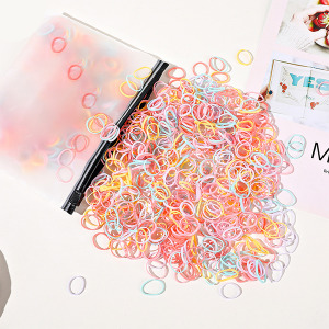 可愛一次性皮筋小髮圈 1000根組