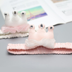 立體布偶皇冠公主髮帶