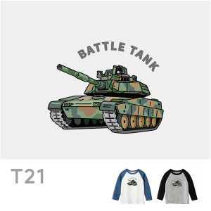 兒童｜KV獨家限定款｜台灣原創T長袖 T21坦克車
