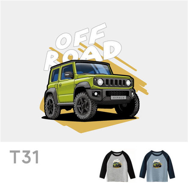 兒童｜KV獨家限定款｜台灣原創T長袖 T31輕越野車