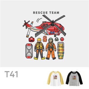 兒童｜KV獨家限定款｜台灣原創T長袖 T41空勤隊