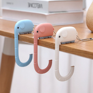 可愛小象桌邊包包掛勾