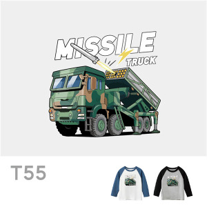 兒童｜KV獨家限定款｜台灣原創T長袖 T55火箭砲卡車
