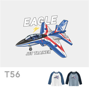 兒童｜KV獨家限定款｜台灣原創T長袖 T56噴射教練機