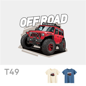 兒童｜KV獨家限定款｜台灣原創T短袖 T49吉普車