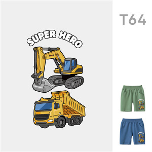 兒童｜KV獨家限定款｜台灣原創短褲 T64二拼工程