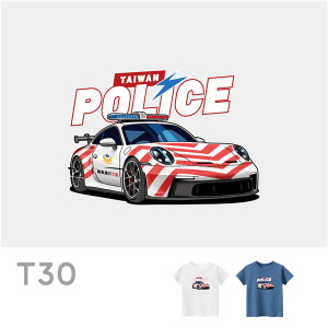 兒童｜KV獨家限定款｜台灣原創T短袖 T30超跑紅斑馬