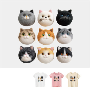 兒童｜KV獨家限定款｜台灣原創T短袖 貓貓軍團