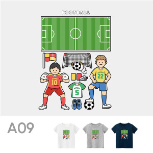 兒童｜KV獨家限定款｜台灣原創T短袖 A09足球