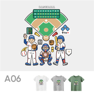 兒童｜KV獨家限定款｜台灣原創T短袖 A06棒球