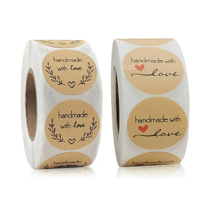 牛皮紙裝飾包裝封口貼紙