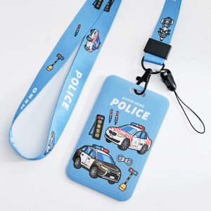 ｜KV獨家限定款｜台灣原創雙面證件卡套+掛繩組 警察