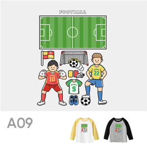 兒童｜KV獨家限定款｜台灣原創T長袖 A09足球