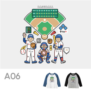 兒童｜KV獨家限定款｜台灣原創T長袖 A06棒球