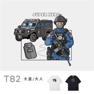大童/大人｜KV獨家限定款｜台灣原創T短袖 T82維安特勤