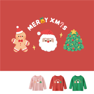 兒童｜KV獨家限定款｜聖誕台灣原創T長袖 A聖誕好朋友