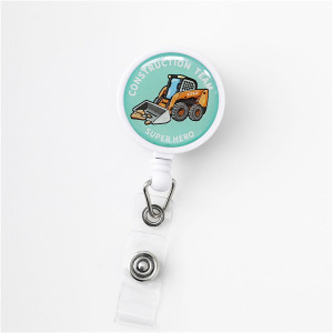 ｜KV獨家限定款｜台灣原創英雄夾式款伸縮扣 鏟裝車