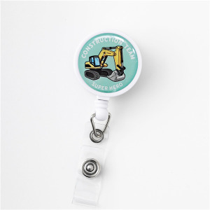 ｜KV獨家限定款｜台灣原創英雄夾式款伸縮扣 挖土機