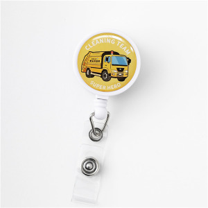 ｜KV獨家限定款｜台灣原創英雄夾式款伸縮扣 垃圾車