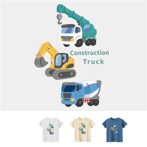 兒童｜KV獨家限定款｜台灣原創T短袖 Q版工程