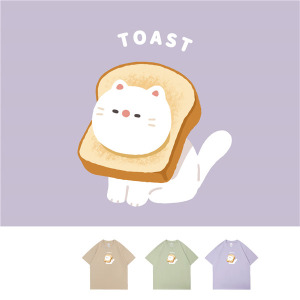 大童/大人｜KV獨家限定款｜台灣原創T短袖 吐司貓